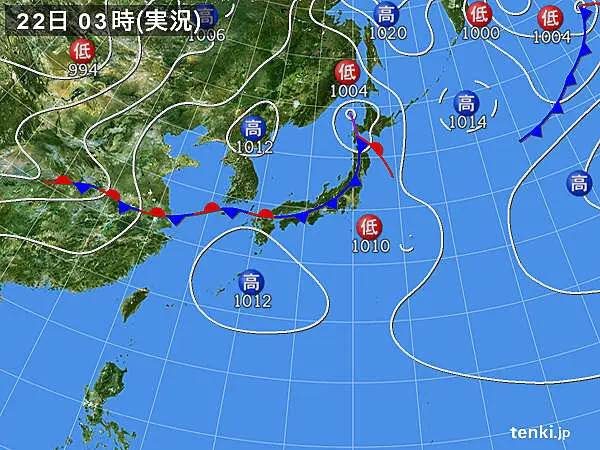 過去の実況天気図 年07月22日 日本気象協会 Tenki Jp 過去の実況天気図 年07月22日 日本気象協会 Tenki Jp