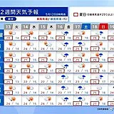 明日13日から暑くなる　名古屋は連日の夏日に　東海の梅雨入りはいつ?　2週間天気